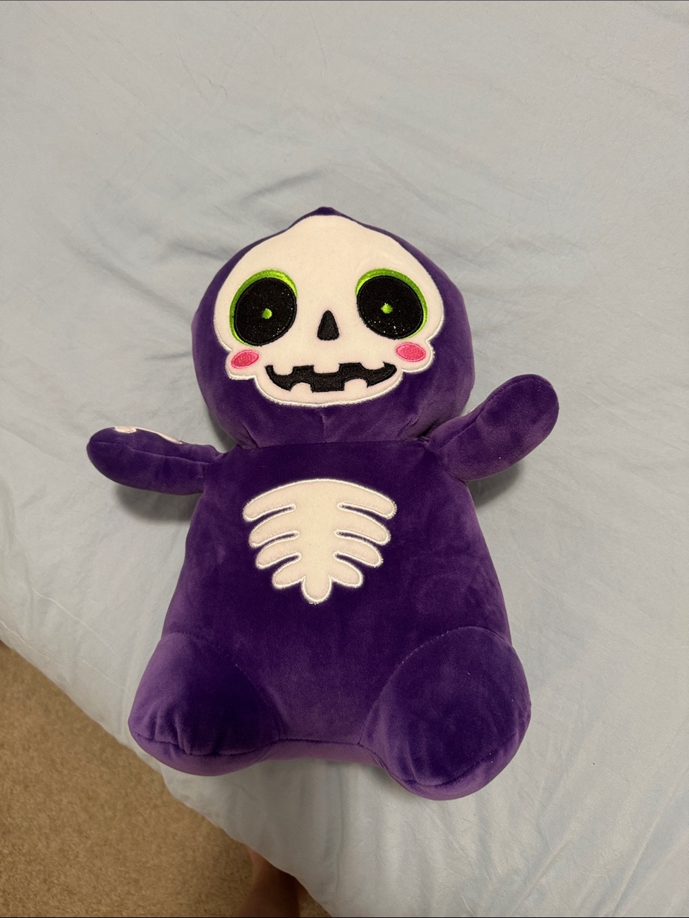 Purple Skeleton Plush Toy - Kids Soft Cuddly Plush